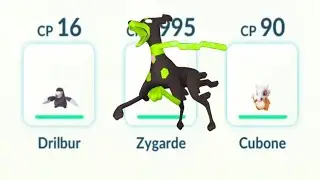 😲! Zygarde 10 percent form Battle in Pokemon Go | Zygarde Battle in Pokemon Go