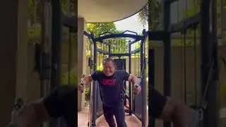 Pinoy Bodybuilder,Coach Allan Do Shoulder Exercise While Wearing AFA Tshirt and AFA Jogger Pants 💪🔥🔥