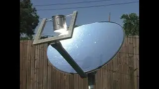 Satellite Dish Solar Cooker