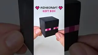 DIY Minecraft Enderman Origami Box ❤️ Cute Gift Idea ❤️ Easy Paper Box