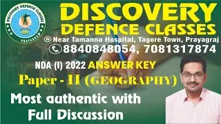GAT Geography solution NDA-1 (2022)