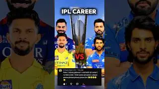 Virat+ ruturaj vs Rohit+ Tilak Verma IPL career