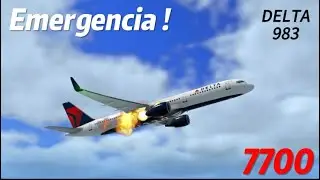 RFS Real Flight Simulator (c&oacute;digo 7700) falla de motor |DELTA AIR LINES| B757-200