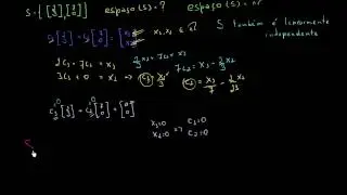 Álgebra Linear: Base de um subespaço
