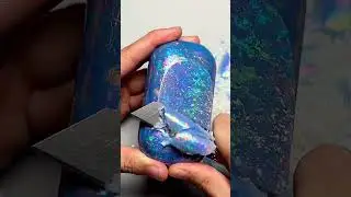 Luxury OPAL SOAP ASMR ✨ | Slow Glossy Slices & Iridescent Shine 💎 #Satisfying #Shorts #asmr #calm