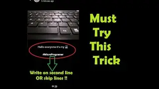 How to write on next line in WhatsApp media status caption