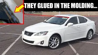 REPLACING THE 2IS WINDSHIELD MOLDINGS (2011 Lexus IS250)