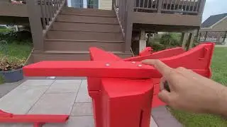 Assembly/review of Keter Adirondack chairs bought from Sears