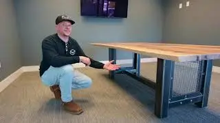Custom Industrial Furnishings | Conference Table | Custom Desks | Company Logo