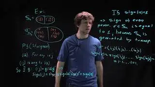 Group Theory: lecture 2.7: Sign (I)