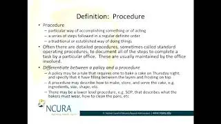 Policies and Procedures: What Are They and How Are They Related to Each Other?
