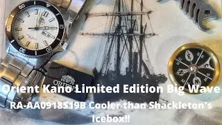 Обзор часов Orient Kano Limited Edition Big Wave Automatic RA-AA0918S19B!!
