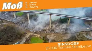 Rinsdorf | 25.000 Tonnen Stahlbeton m&uuml;ssen nach der Sprengung weg | Mo&szlig; Abbruch-Erdbau-Recycling