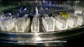 Perfume Square & Round Glass Bottle Washing & Rinsing Machine