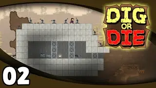 Let's Play Dig or Die - Ep. 2: Building a Base | Dig or Die Gameplay/Walkthrough