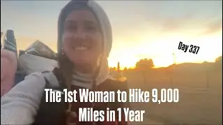Первая женщина, прошедшая пешком 9000 миль за 1 год.