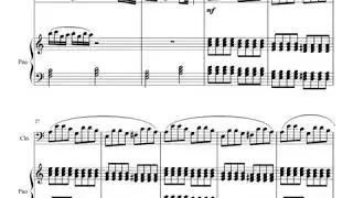 Michael Vincent Waller - Anthems for 'Cello and Piano (2014) [Score-Video]