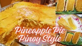 Ананасовый пирог по-филиппински (филиппинский рецепт, филиппинская кухня, филиппинский десерт)