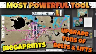 How to Use Satisfactory Calculator for Megaprints + Mass Belt & Lift Upgrades! Satisfactory 1.1