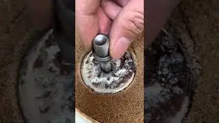 Make a silver drill today! #Satisfying #Forging