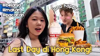 LAST DAY IN HONG KONG ft. jono wibu | five guys, free zoo, shopping, going home!✈️🇭🇰