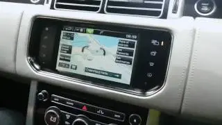 Range Rover Autobiography 2016 edition infotainment screen