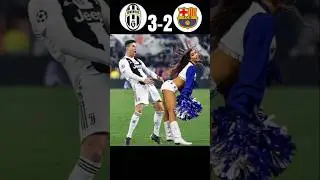 Epic comback Ronaldo hat-trick🔥🔥 tik messi Juventus vs barcelona imaginary#youtube #shorts #football