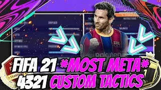 FIFA 21 MOST *META* 4321 CUSTOM TACTICS & PLAYER INSTRUCTIONS POST PATCH!! | FIFA 21 ULTIMATE TEAM