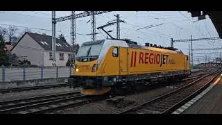 Regio Jet Class 388 - 388216 departing Bratislava 21/11/25