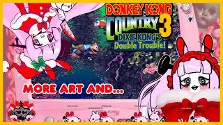 🍰♡ Holly Jolly Bnnuy Art & Gaming! Donkey Kong Country 3 ♡ Vtuber VOD ⋆˙⟡♡