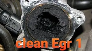 EGR Clean Audi a 4 1.9 TDI AWX/ limpiar válvula AGR part 1