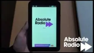 Absolute Radio on the Samsung Galaxy Tab