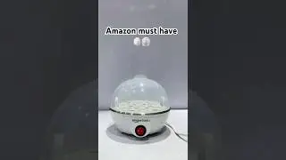 Amazon basics  electric egg boiler🥚⏲️ #amazonfinds #eggboiler #eggprotein #food #ytshorts