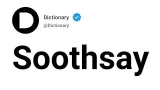Soothsay Meaning In English