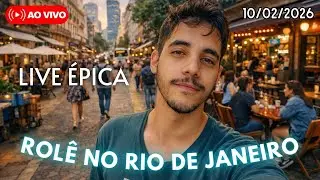 🔴AO VIVO | IRL Raiz na CIDADE MARAVILHOSA | RIO DE JANEIRO | ROL&Ecirc; &Eacute;PICO 😎🍻🤦🏼&zwj;♀️