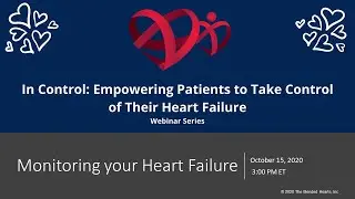 In Control Webinar 2: Monitoring your Heart Failure