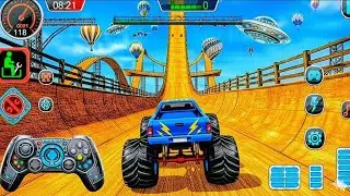 Monster Truck Mega Ramp Impossible Driver - 4x4 Ultimate Car Stunts GT Racing- Android GamePlay 2026