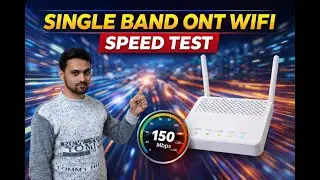 Single Band ONT WiFi Speed Test | Old Phone Internet Speed Problem Explained