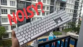 Cheap HP GK100 Mechanical Keyboard Sound Test