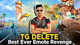 Best Emote Revenge By TG DELETE 1v4 Clutch😈😎 | Total Gaming vs Galaxy Racers | TG vs GXR