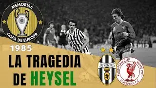 CHAMPIONS LEAGUE (1985) La Tragedia de HEYSEL: Juventus - Liverpool (1985) 😔 Copa de Europa