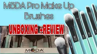MŌDA Pro Professional Brushes Unboxing + First Impression