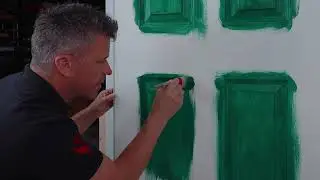 How to Paint 2 Sides of a Door & Frame with 2 Different Colours