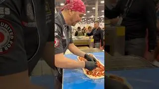 #Roman pizza in a conveyor oven?! 🍕Yes- with our Aria Stone Conveyor- see it to believe it! #shorts