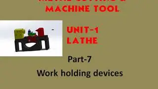Work holding devices||part-7||unit-1||MC&MT