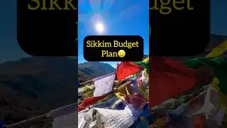 Sikkim Budget Trip 😍Cheapest Travel plan for Sikkim #shorts