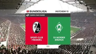 FIFA 23 Gameplay - SC Freiburg vs. SV Werder Bremen
