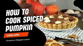 how to cook Spiced Pumpkin Latte with Cinnamon Whipped Cream by vlog with Asma