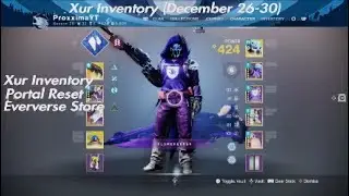 Destiny 2 - Xur Inventory + Portal Reset