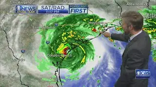 Hurricane Harvey makes landfall in south Texas